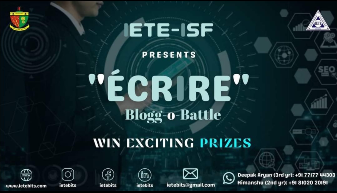 ecrire poster